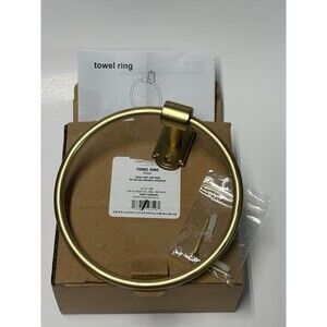Threshold‎ Studio McGee Brass Towel Ring Wall Mount Bathroom Hardware New